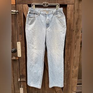 Jeanology Boyfriend blue jeans size 10-12